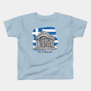 Parthenon Greece Kids T-Shirt